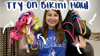 Bikini Try On Haul PacSun Pink Lily amp Victorias Secret [upl. by Ellehcer]