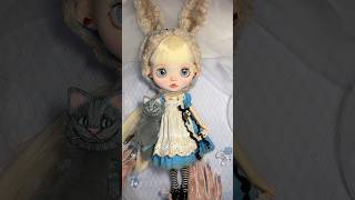 Alice in wonderland✨ blythe doll blythecustom ooak alice art shorts [upl. by Peggir957]