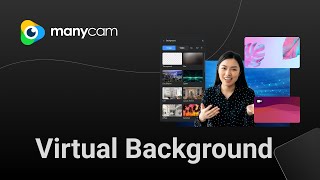 How to use virtual background with ManyCam [upl. by Retla435]