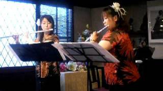 ゴンドラの歌 Bell Canon Flute Duet [upl. by Forbes]