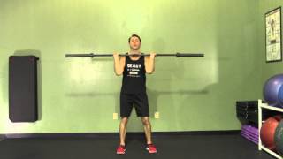 Barbell Power Clean and Jerk from Floor  HASfit Olympic Exercise  Olympic Lift Form [upl. by Mariellen]