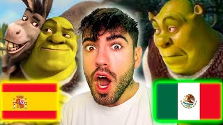 SHREK 1 LATINO VS ESPAÑOL ¿CUÁL ES MEJOR [upl. by Barr]