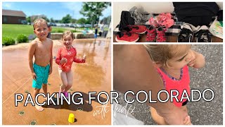 Such a Fun Day as a Family l Packing for Colorado l Splash Pad Fun [upl. by Ahseka]