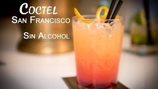 Como Hacer un Coctel San Francisco Bebida sin Alcohol [upl. by Mozart127]