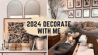 DECORATE WITH ME  DECORATING IDEAS AFTER CHRISTMAS  2024 [upl. by Whitby]