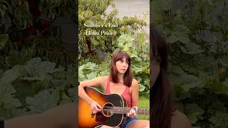 kelli Moyle  Summer’s End John Prine Cover acoustic cover femaleguitarist americana [upl. by Celie]