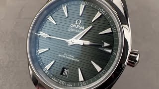 Omega Seamaster Aqua Terra 38mm 22012382002001 Omega Watch Review [upl. by Oicam]