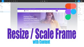 How to Scale the UI in Figma without Distorting Anything  Figma Tutorial [upl. by Anauqaj]