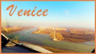 VENICE LIPZ  APPROACH AND LANDING  A320 Cockpit View [upl. by Ahsi]