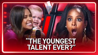 2yearold singing baby STEALS the show on The Voice  Journey 147 [upl. by Orth]