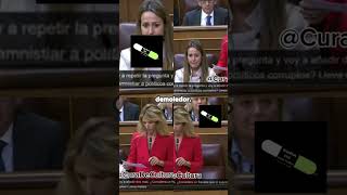 ÁLVAREZ DE TOLEDO A BOLAÑOSOPINA vox psoe españa capcut amnistía ps ytshorts [upl. by Fairlie]