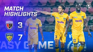 Highlights  NorthEast United FC 37 Chennaiyin FC  MW 10 Hero ISL 202223 [upl. by Hallette596]