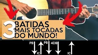 3 BATIDAS DE VIOLÃO MAIS TOCADAS [upl. by Sharai]