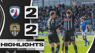 HIGHLIGHTS  CHESTERFIELD 22 NOTTS COUNTY [upl. by Omocaig]