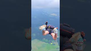 Crazy Skydiving  SloMo  Jumping Human 😄 amazing skydiving shorts [upl. by Aneehsyt621]