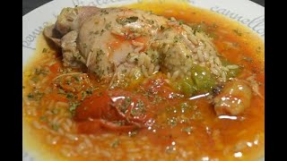 Cuisses de poulet riz recette cookeo [upl. by Enelyahs]