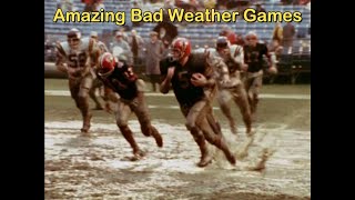 6 Amazing Bad Weather NFL Game Highlights [upl. by Horan]