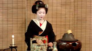 都おどりお手前 Miyako Odori Tea Ceremony in Gion Kyoto Apr 2011 [upl. by Bush]