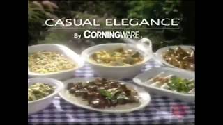 Casual Elegance by Corningware  Television Commercial  1995 [upl. by Roxi]