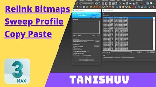 3Ds Max I Relink Bitmap Sweep Profile Copy Paste I UPDATE [upl. by Sisxela570]