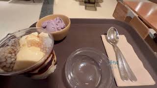 Filipino dessert Ube Ice cream and Taho [upl. by Egide]