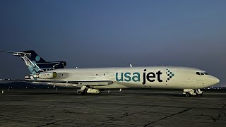 USA Jet Airlines Boeing 727 Landing at KTOL [upl. by Atnicaj]