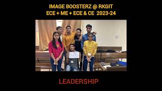 IMAGE BOOSTERZ JOB PREPRATION PROGRAM FOR RKGIT ECEMEECEampCE BATCHES [upl. by Reynard]