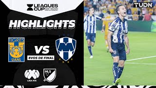 Resumen  Tigres vs Rayados  Leagues Cup 20238vos  TUDN [upl. by Ellswerth]