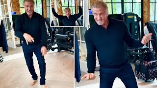 Sylvester Stallone’s Epic Dance Moves [upl. by Bysshe850]