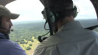 Flight from Beira Mozambique to Camp at Coutada 11 [upl. by Asimaj675]