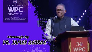 34th Western Pentecostal Conference 2024  Message By Pr James George  Harvest TV [upl. by Nuavahs488]