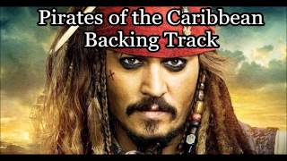 Pirates Of The Caribbean  BackingTrack [upl. by Ayanet600]