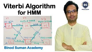 Viterbi Algorithm  HMM  Solved Decoding Example [upl. by Eneleh]