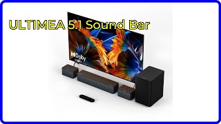 Review ULTIMEA 51 Sound Bar ESSENTIAL details [upl. by Ayotal568]