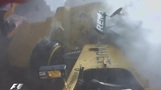 Accidente de Kevin Magnussen  VIDEO  SPA 2016 [upl. by Edbert87]