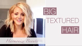 Get Big Textured Hair  HarmonizeBeauty [upl. by Rafaelle745]