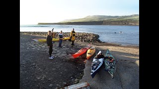 Sea Kayak Surfing Kimmeridge [upl. by Imehon]