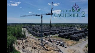 Tour Cachemire 2  Montage de la grue à tour [upl. by Larred]