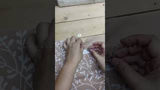 cara memasang kancing magnet pada kain diy sewing kerajinankainperca sewingtutorial [upl. by Acirea773]