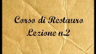 Corso di Restauro  Lez2 Gli strumenti del Restauratore  Arte per Te [upl. by Anirhtak459]