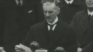 Neville Chamberlain anuncia la declaración de guerra a Alemania [upl. by Naamann]