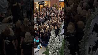 Rock choir Christmas christmas rockchoir belfast victoriasquare northernireland [upl. by Mathis]