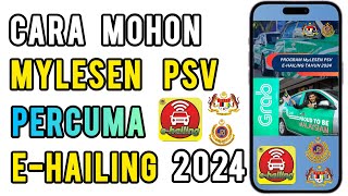 Bantuan Lesen Percuma Lesen PSV EHAILING [upl. by Mirielle]