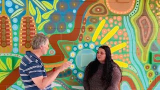 Aspley East School Community Reconciliation Mural Interview with Peter Waterman and Jennifer Kent [upl. by Fenelia]