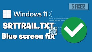 SRTTRAILTXT Windows 11  10 FIX ✅✅  2024 [upl. by Mallon]