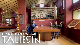 Frank Lloyd Wright’s Own Home  Taliesin in Spring Green Wisconsin [upl. by Netsruk]