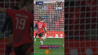 ELISABETH TERLAND SCORES Manchester United vs Liverpool  Womens Super League 202425 [upl. by Genie]