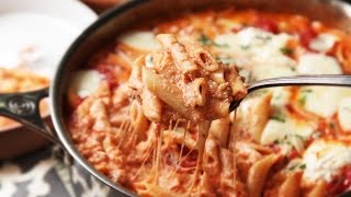 Recipe of Easy Skillet Baked Ziti with Sausage and Ricotta [upl. by Gibb]