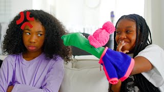 Sock Puppet Therapy  Sekora amp Sefari Play skit [upl. by Maleen]