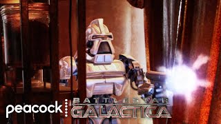 The Devastating Attack of the Cylons  Battlestar Galactica [upl. by Ellehcsor]